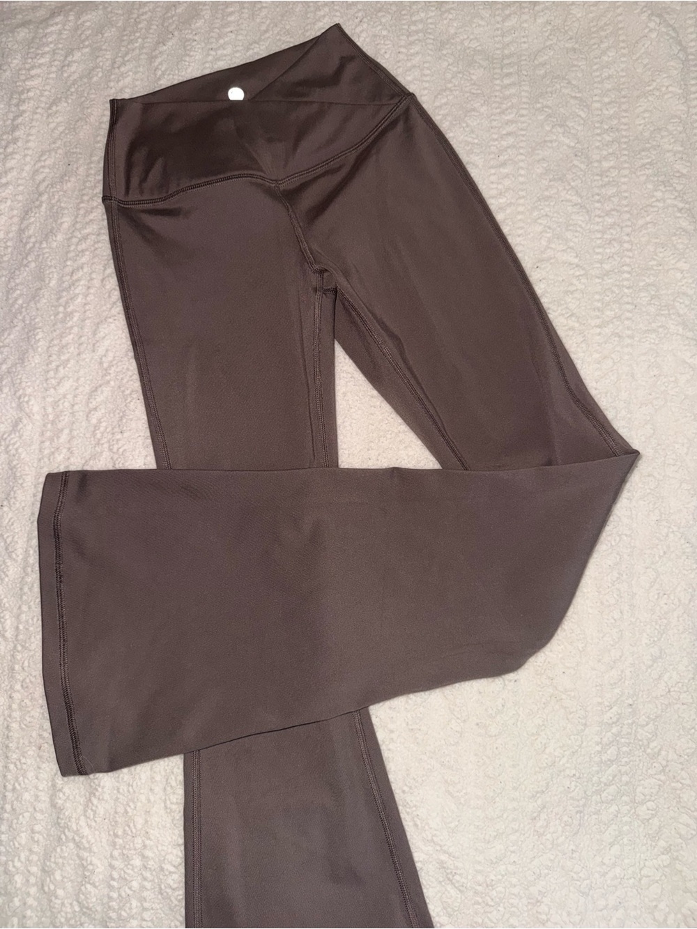Dark Brown Workout Flare Leggings
